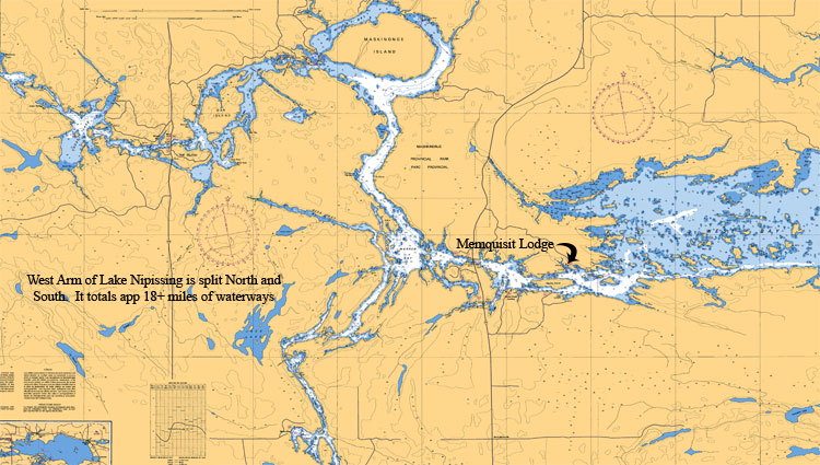 West Long Lake Fishing Map